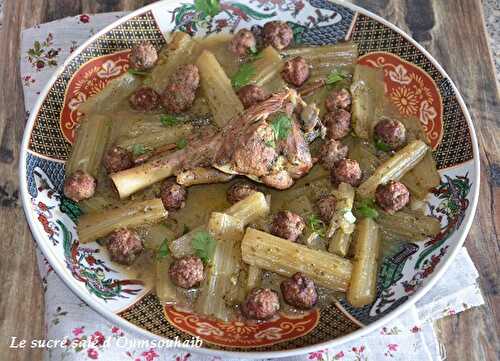 Tajine d'agneau aux cardons