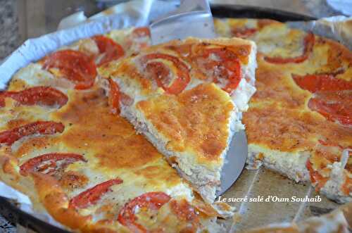 Tarte au thon tomate et mozzarella