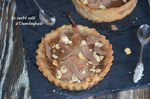 Tarte poire pralinoise