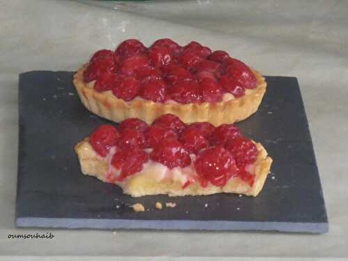 Tartelettes aux framboises aux deux crèmes mieux que chez le pâtissier!!