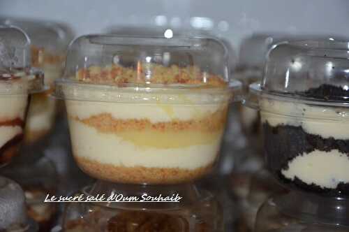 Tiramisu au citron en verrine