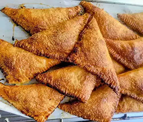 Chausson aux pommes feuilleté au air fryer