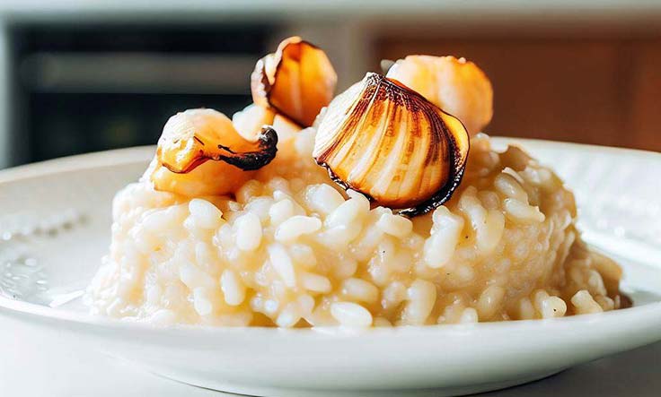 Risotto aux noix de Saint-Jacques au Cookeo