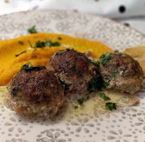 Les boulettes de viande au cumin et citron confit.