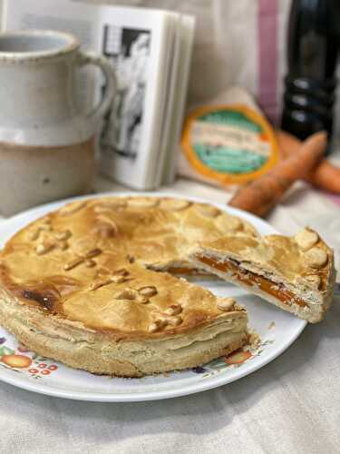 Tourte carottes, munster Cumin