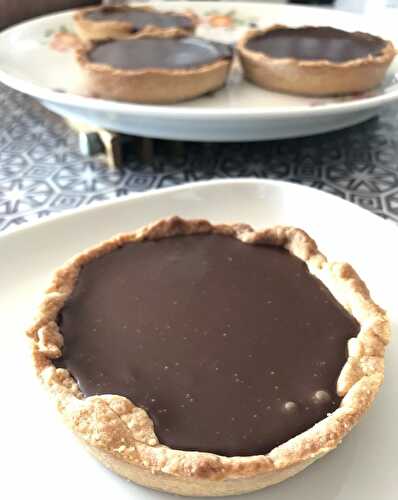 Tartelette où tarte chocolat-caramel - Les 2 quiches