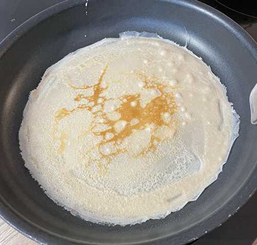 Recette de crêpes fine