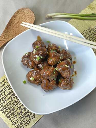 Boulettes laquées soja gingembre