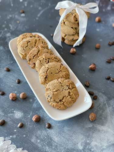 Cookies café noisettes