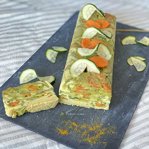 La terrine de courgettes et carottes au curry