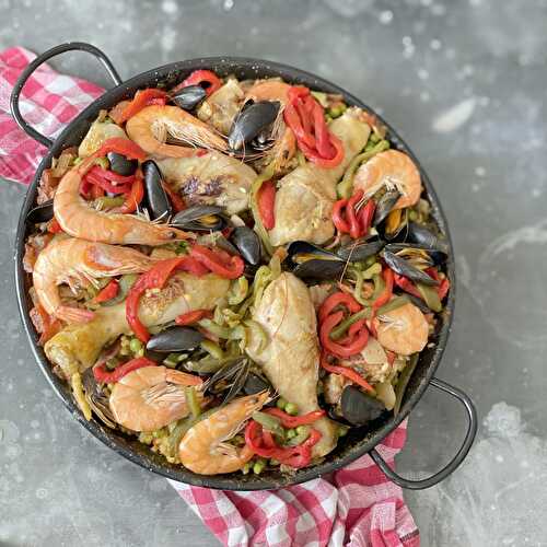 La traditionnelle paella aux artichauts de Marie-Jeanne