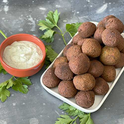 Les falafels aux herbes