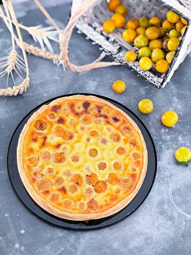 La tarte flan aux mirabelles