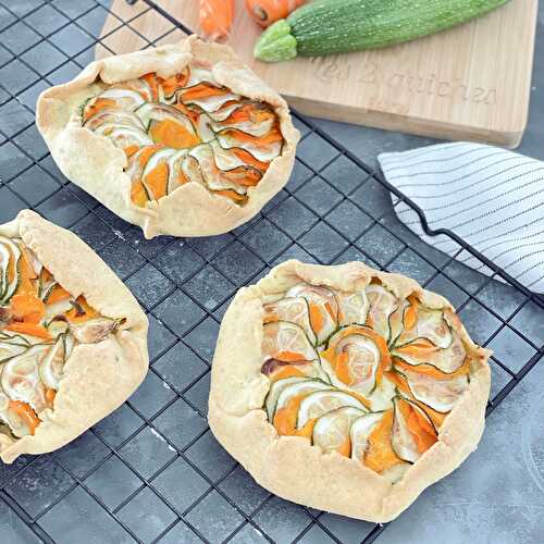 Tarte fine courgettes carottes