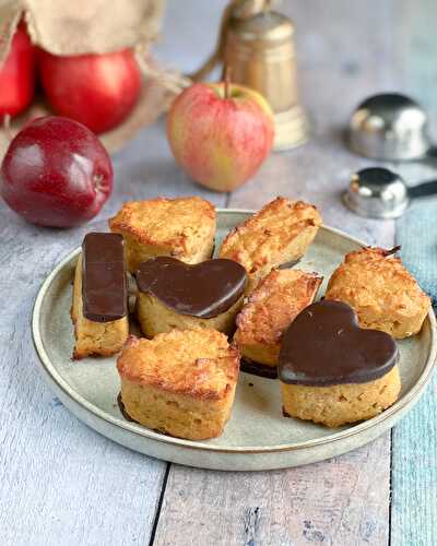 Petits cœurs moelleux aux pommes râpées