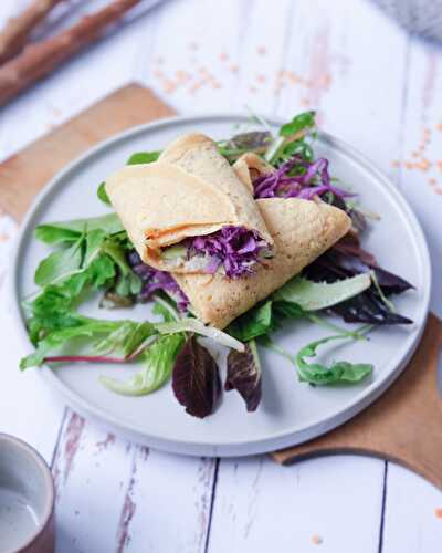 Les tortillas de lentilles corail 