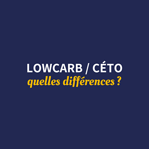 Apports nutritionnels en alimentation low carb et cétogène