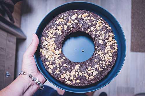 Gâteau céto chocolat & cacahuètes