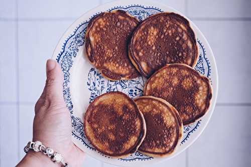 Pancakes céto au sésame & à la cannelle