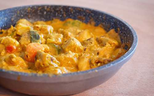 Poulet curry coco