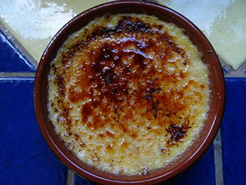 Crème brulée à la vanille