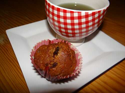 Muffins aux baies de Goji & à la noisette