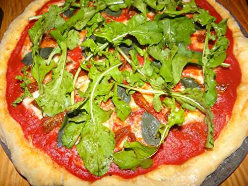 Pizza aux saveurs italiennes, 2ème version !