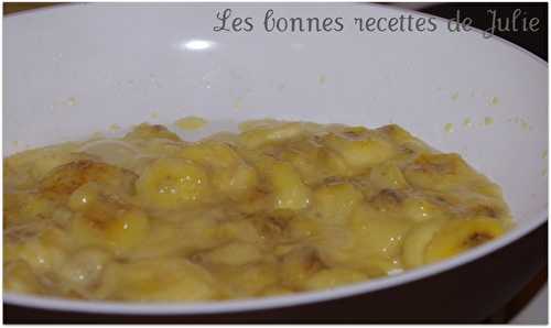 Bananes poêlées