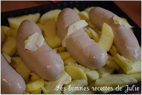 Boudins blancs aux pommes