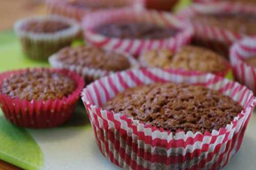 Brownies au chocolat, aux flocons d'avoine & pépites de chocolat