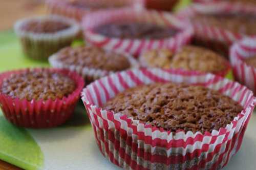 Brownies au chocolat, aux flocons d'avoine & pépites de chocolat