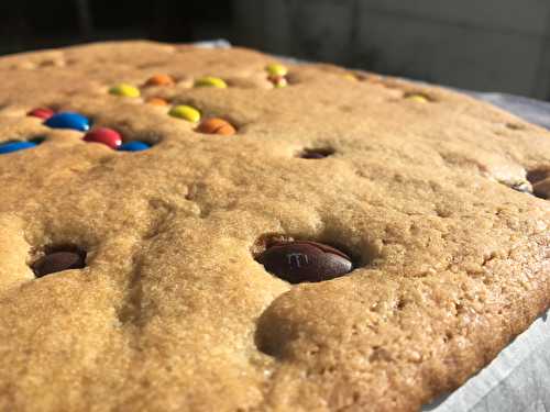 Cookie géant aux M & M’s