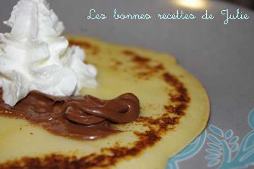 Crêpes moelleuses