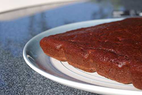 Gâteau chocolat/banane, allégé.