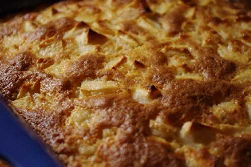 Gâteau fruité à 80%, aux pommes - Les bonnes recettes de Julie