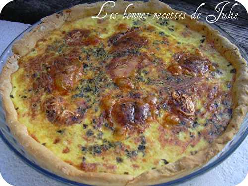 Ma quiche au chèvre