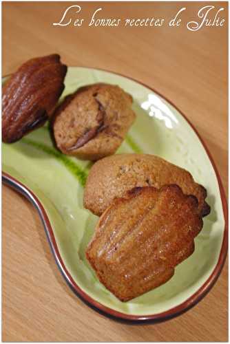 Madeleines au Nutella