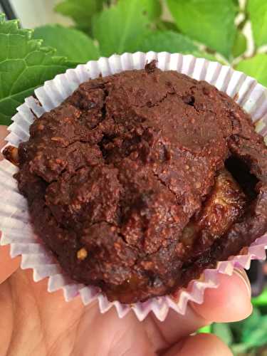 Muffins vegan chocolat banane