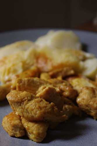 Poulet mariné au curry