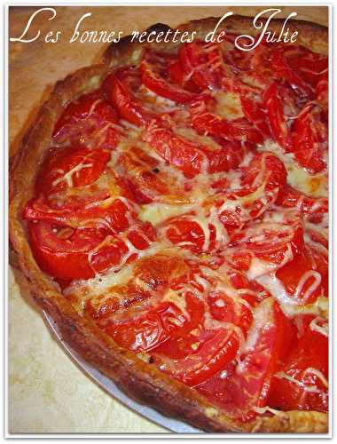 Tarte à la tomate & à la moutarde