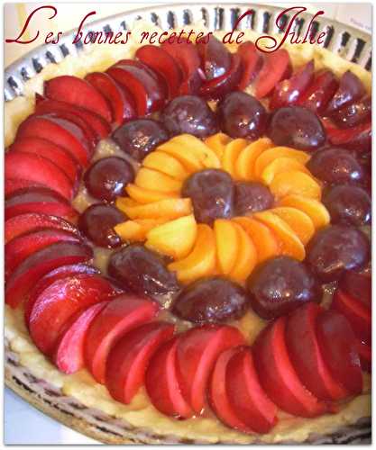 Tartes aux prunes & aux abricots