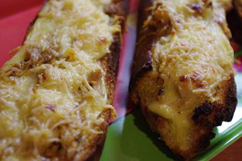 Tartines de poulet à l'indienne