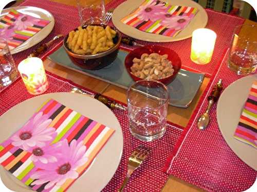 Une table pour mes invités - Les bonnes recettes de Julie