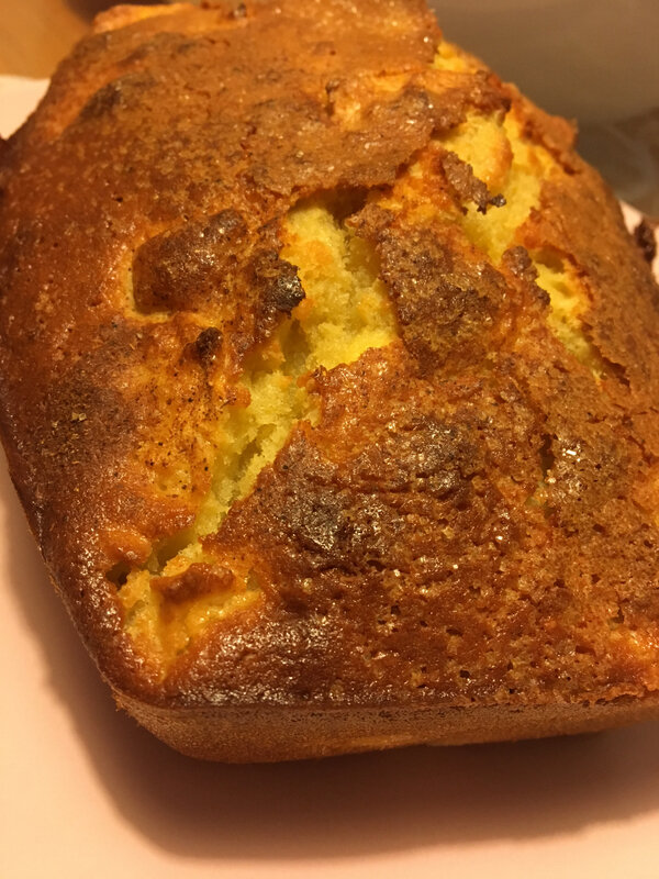 Gâteau au yaourt pommes et amandes