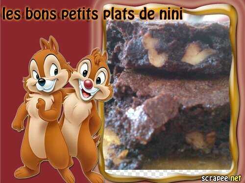 LE FAMEUX BROWNIES AUX NOIX