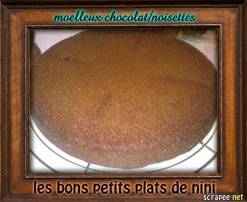 Moelleux chocolat/noisettes