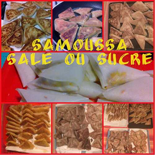 Samoussa salé ou sucré