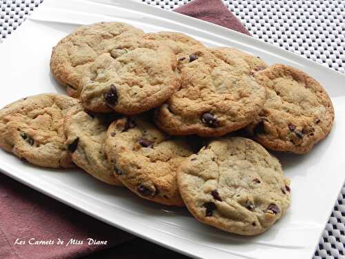 Biscuits à la farine d'avoine et aux pépites de chocolat, sans gluten et sans lactose