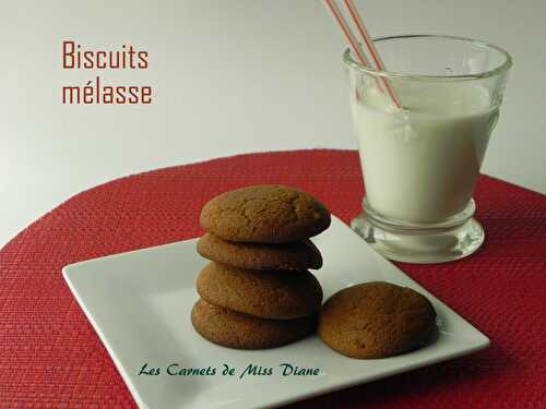Biscuits à la mélasse, sans gluten et sans lactose - Les carnets de Miss Diane