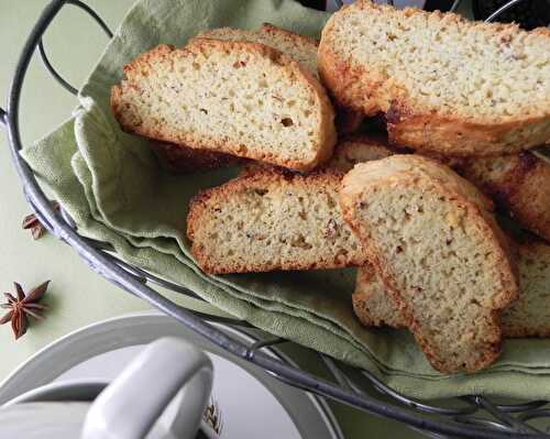 Biscuits italiens à l'anis et à l'huile d'olive, sans gluten et sans lactose